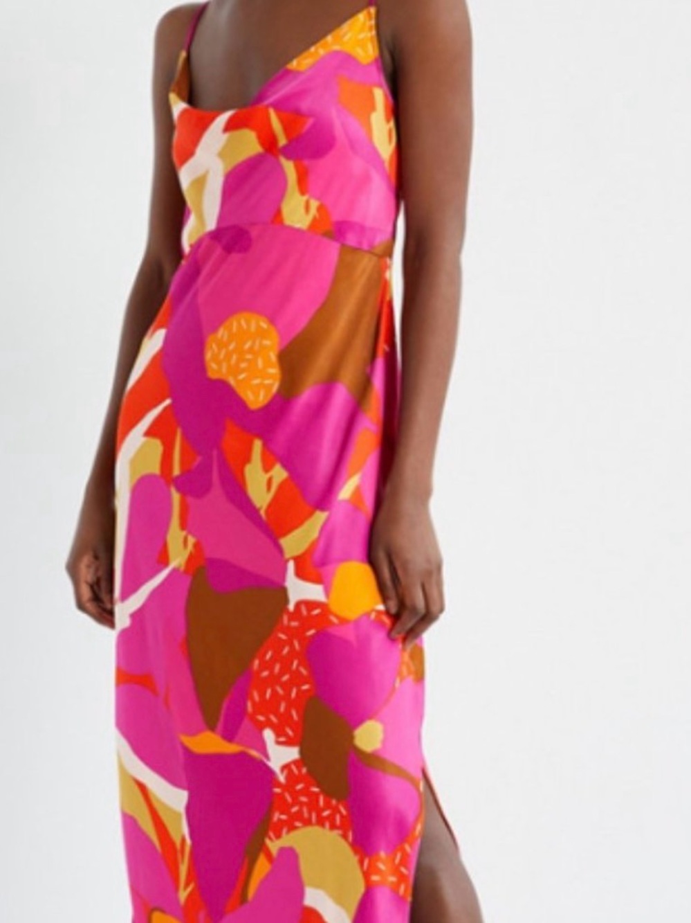 Anthropology Elyse Bias Slip Dress